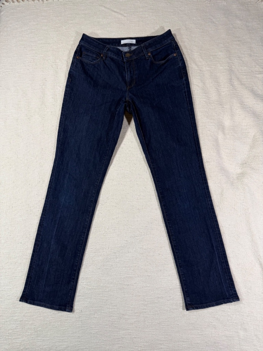 LOFT Women’s Size 27/4 Slim Straight Jeans Dark Wash Low Rise